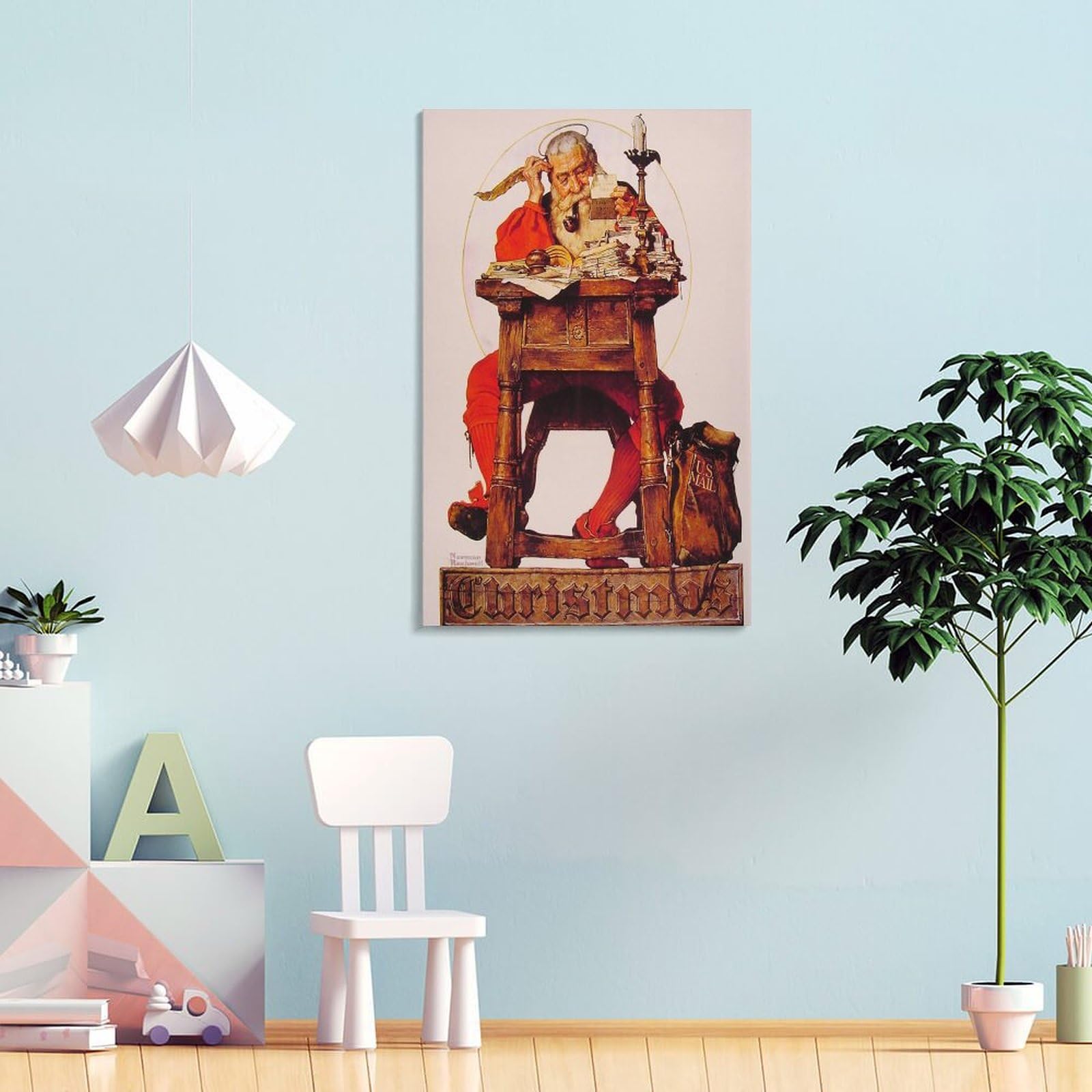 Amazon.co.jp: Norman Rockwell ノーマンロックウェル絵画クリスマス